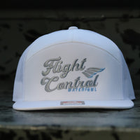 "The feathers" White 7 Panel