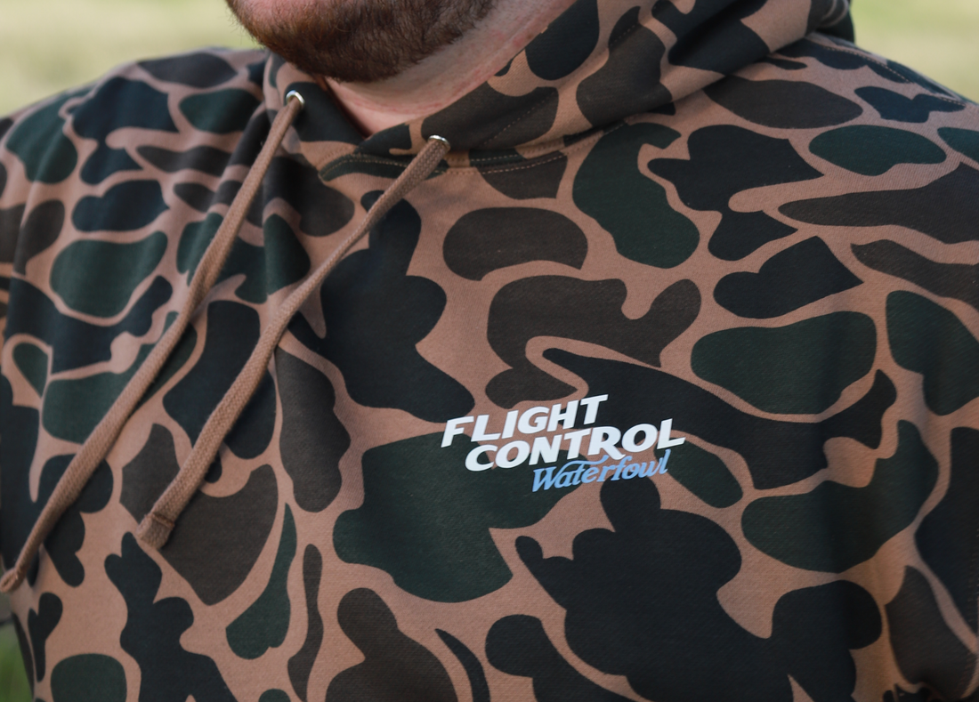 Waterfowl top camo hoodie