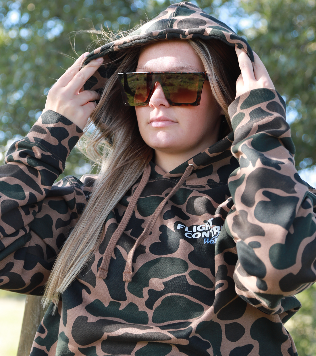 Waterfowl camo online sweatshirt