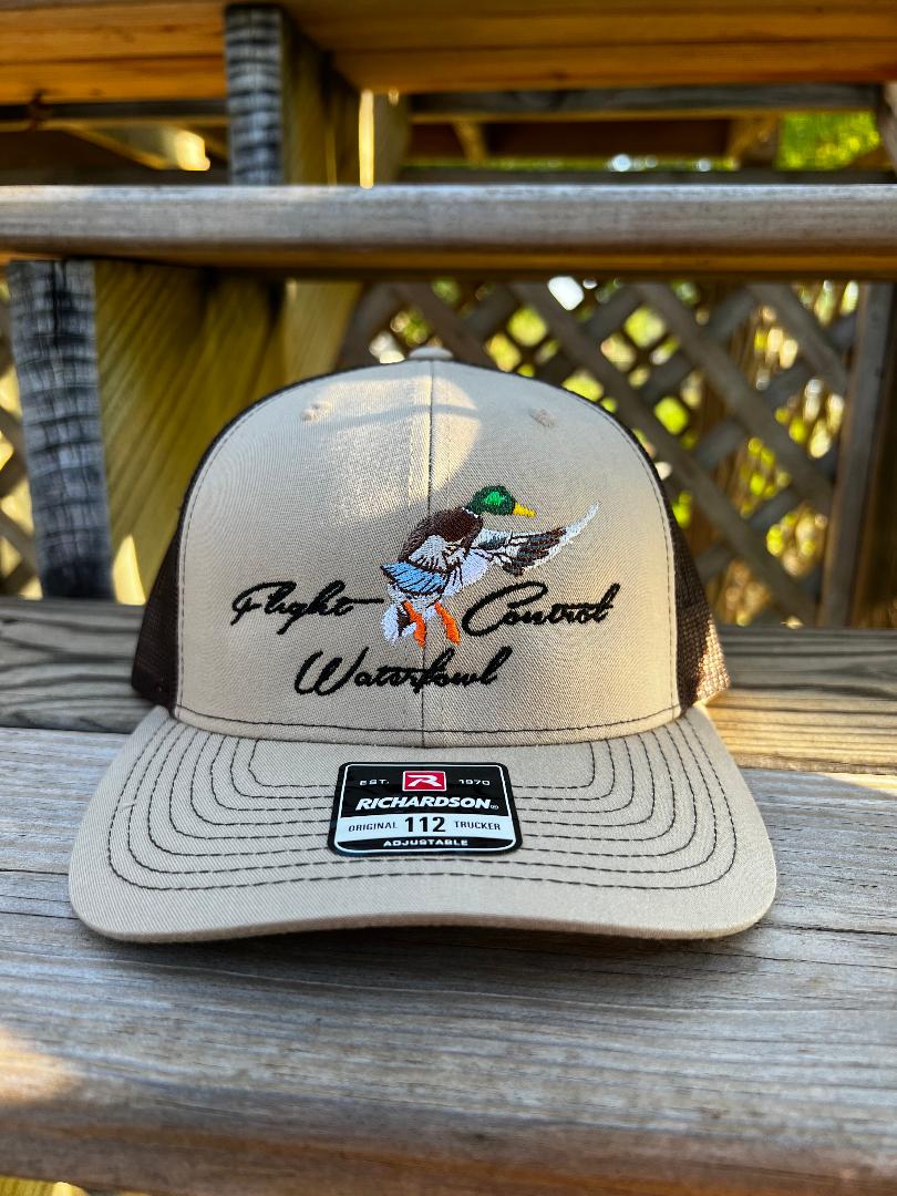 Khaki/coffee mallard hat